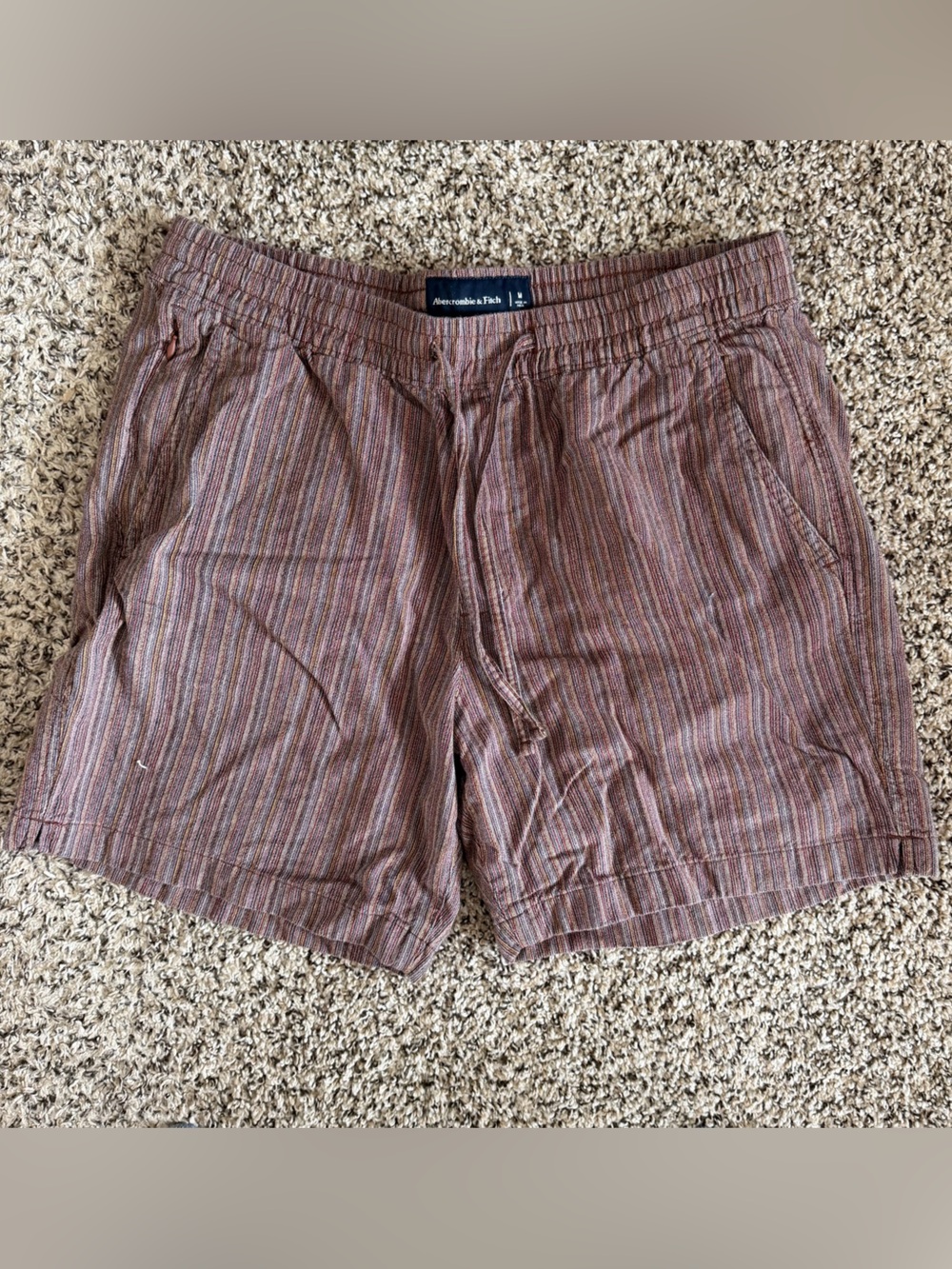 Abercrombie & Fitch Men's Striped Shorts